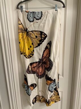 Anthro butterfly maxi skirt